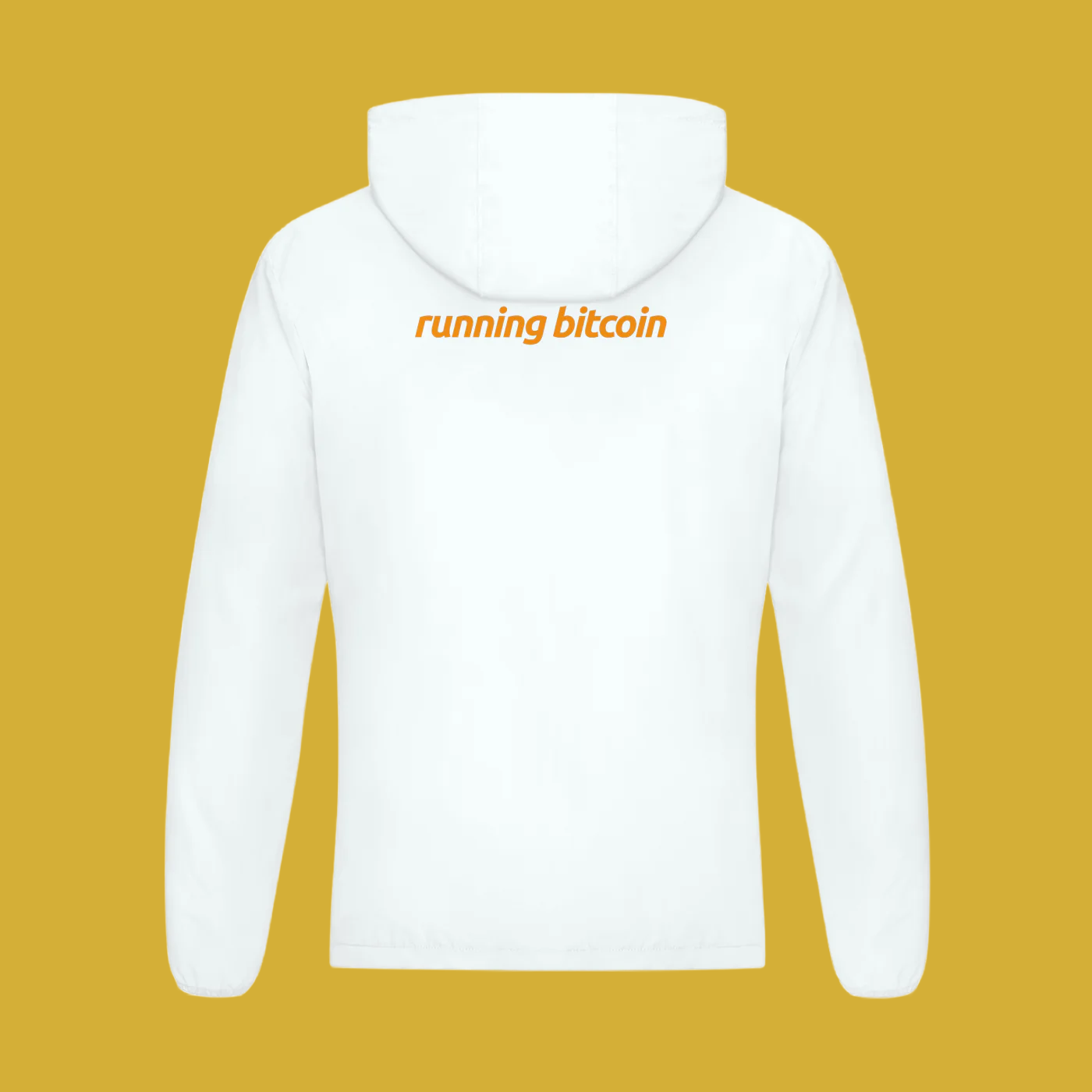 Running Bitcoin Hooded Sports Jacket - Degen Swag