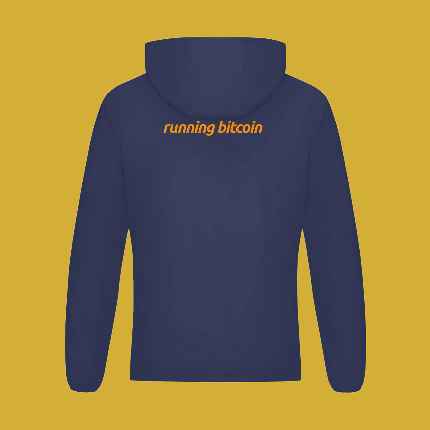 Running Bitcoin Hooded Sports Jacket - Degen Swag