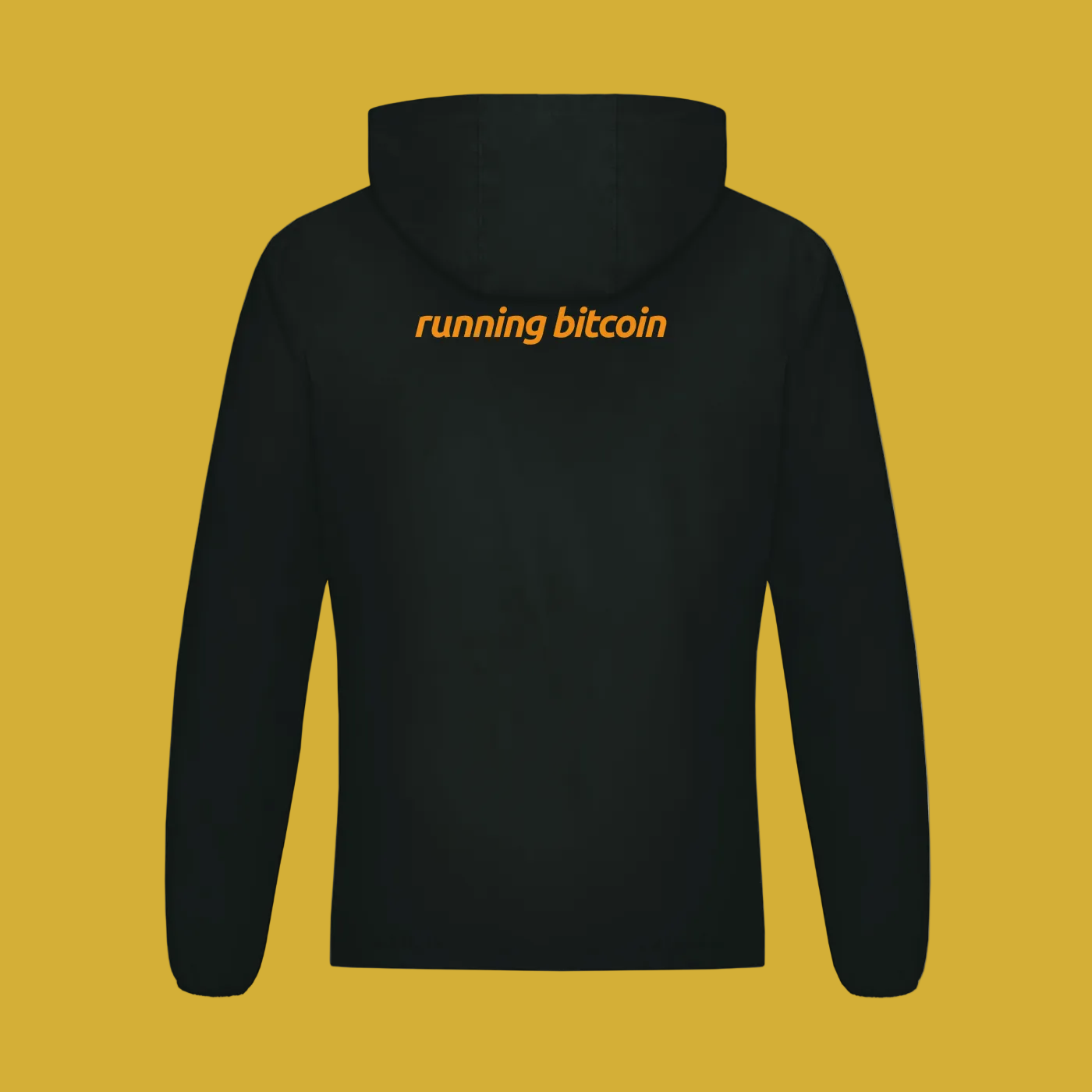Running Bitcoin Hooded Sports Jacket - Degen Swag