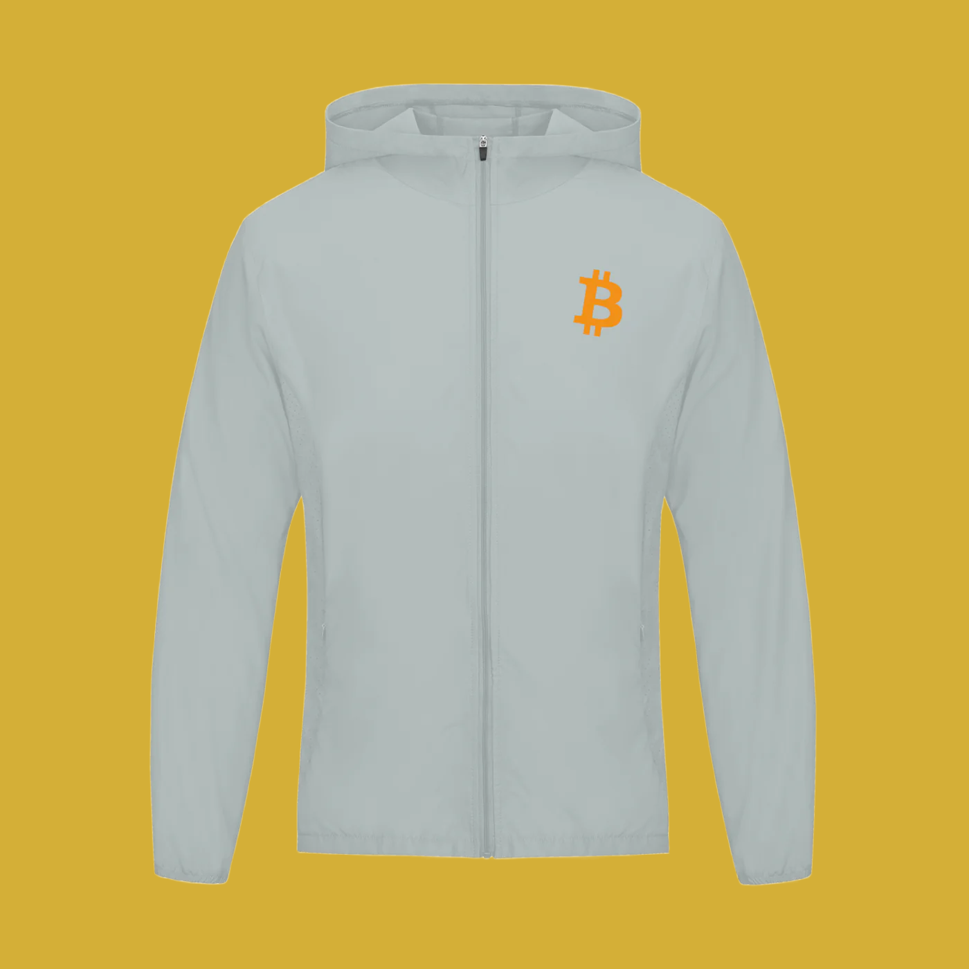 Running Bitcoin Hooded Sports Jacket - Degen Swag